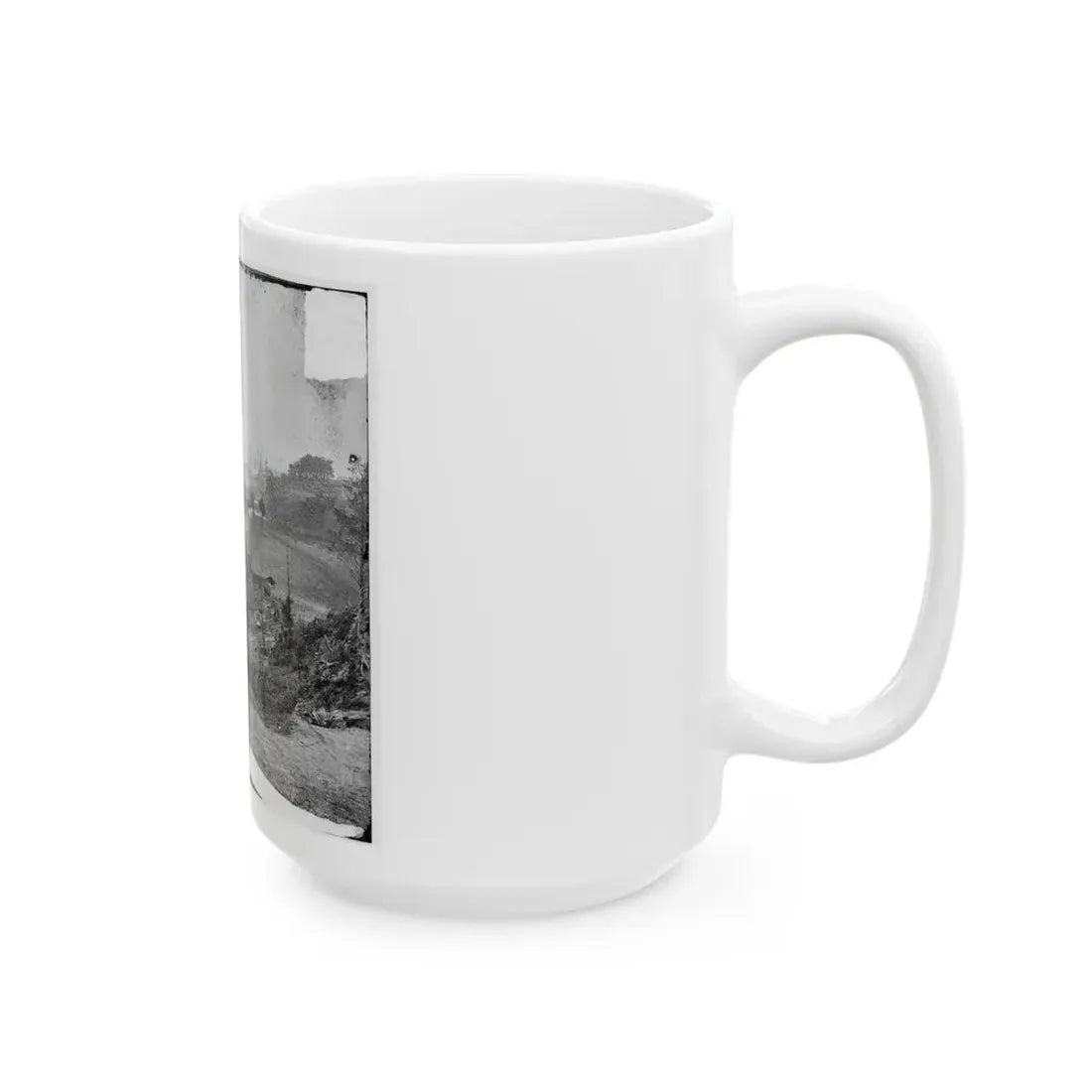 Yorktown, Va. Federal Wagon Park (U.S. Civil War) White Coffee Mug - Go Mug Yourself