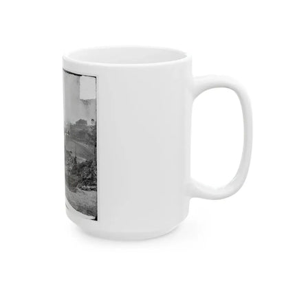 Yorktown, Va. Federal Wagon Park (U.S. Civil War) White Coffee Mug - Go Mug Yourself