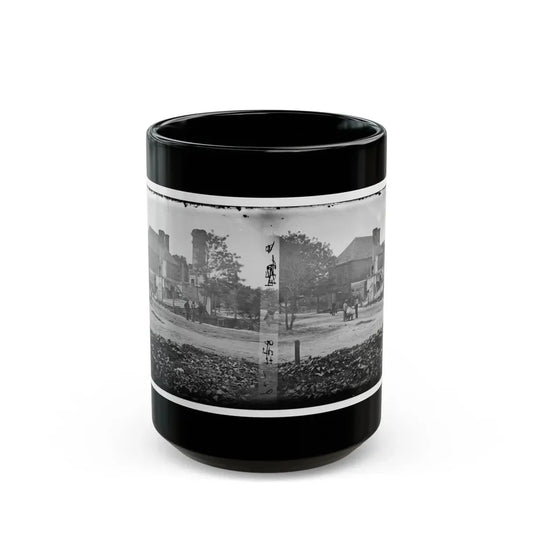 Yorktown, Va. Headquarters Of Gen. John B. Magruder (U.S. Civil War) Black Coffee Mug 15oz - Go Mug Yourself