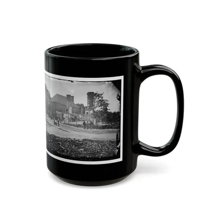 Yorktown, Va. Headquarters Of Gen. John B. Magruder (U.S. Civil War) Black Coffee Mug - Go Mug Yourself