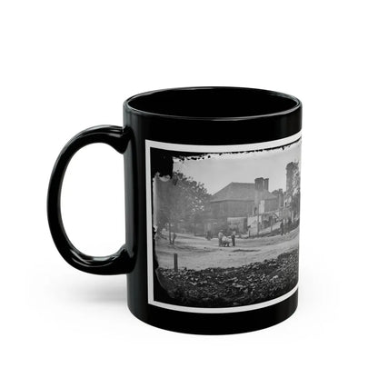Yorktown, Va. Headquarters Of Gen. John B. Magruder (U.S. Civil War) Black Coffee Mug - Go Mug Yourself