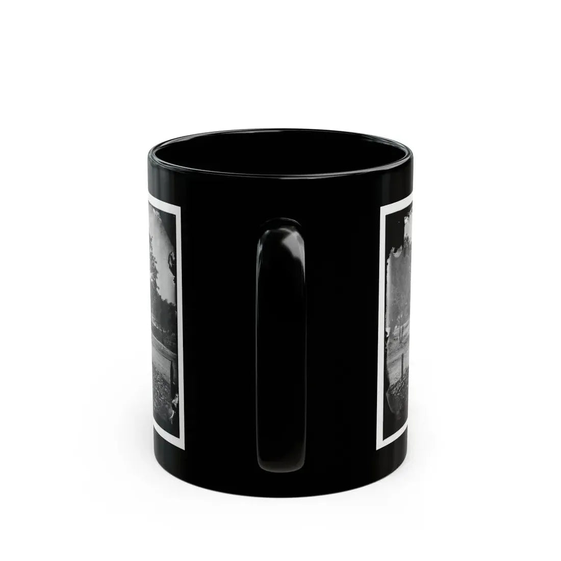 Yorktown, Va. Headquarters Of Gen. John B. Magruder (U.S. Civil War) Black Coffee Mug - Go Mug Yourself