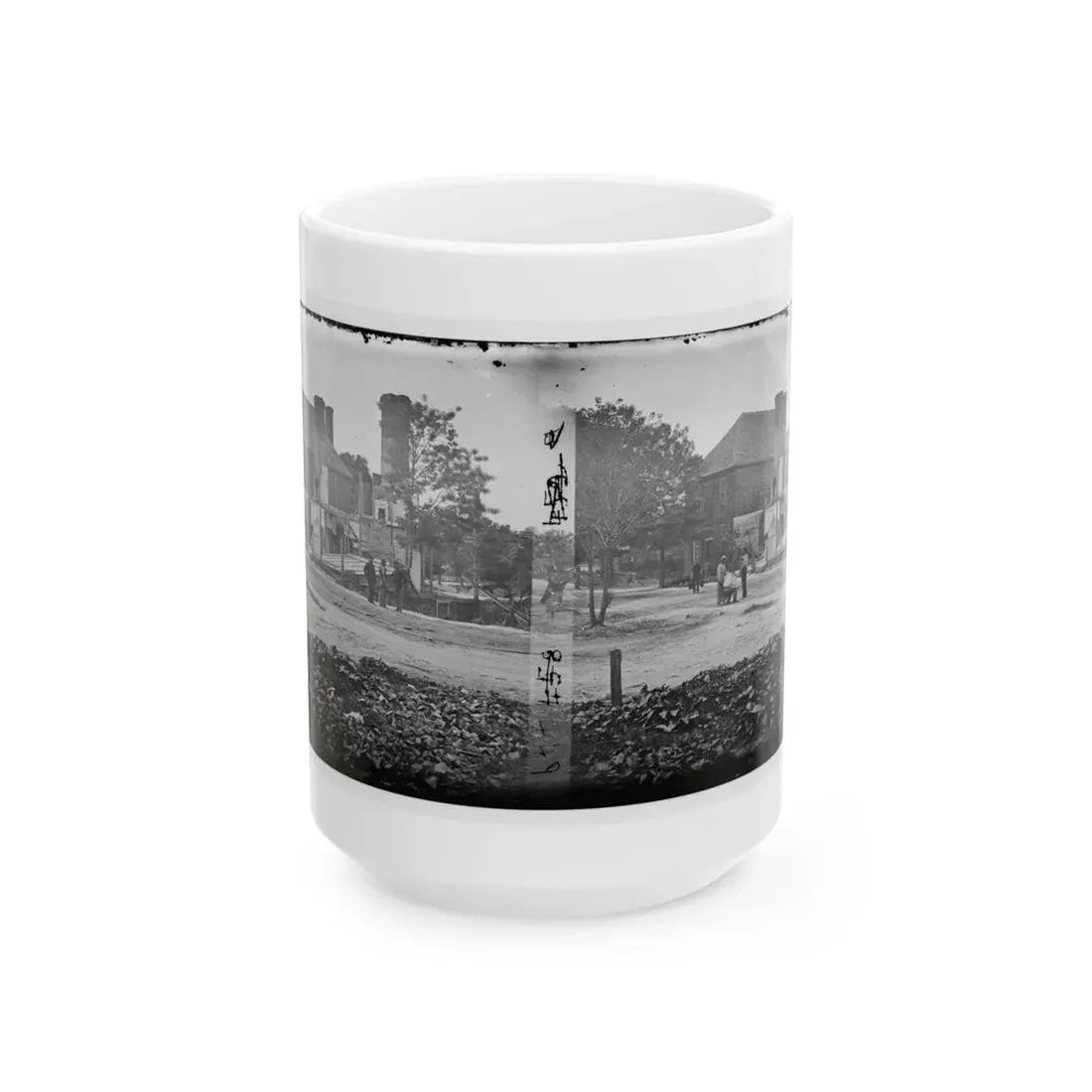 Yorktown, Va. Headquarters Of Gen. John B. Magruder (U.S. Civil War) White Coffee Mug 15oz - Go Mug Yourself