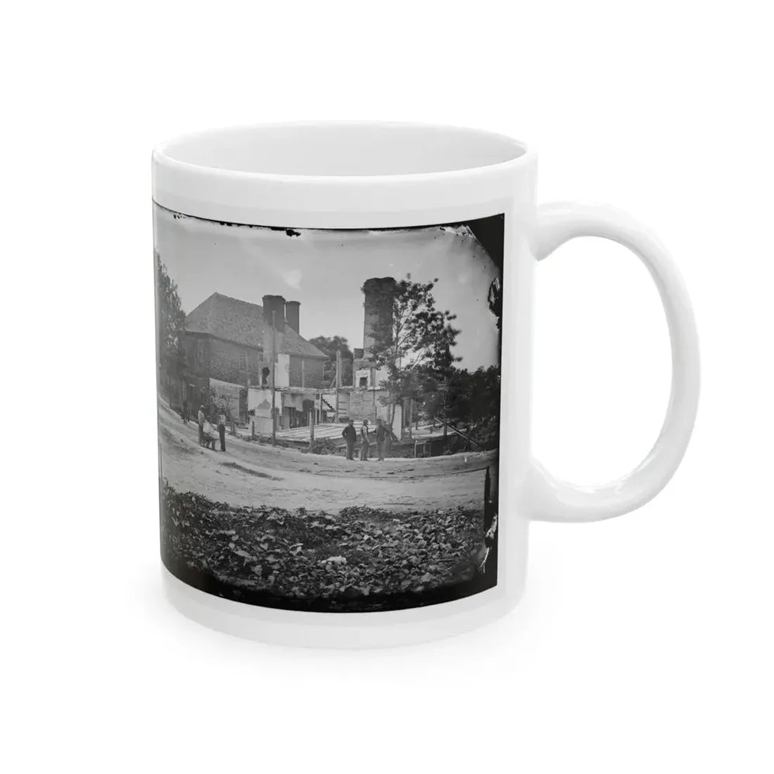 Yorktown, Va. Headquarters Of Gen. John B. Magruder (U.S. Civil War) White Coffee Mug - Go Mug Yourself