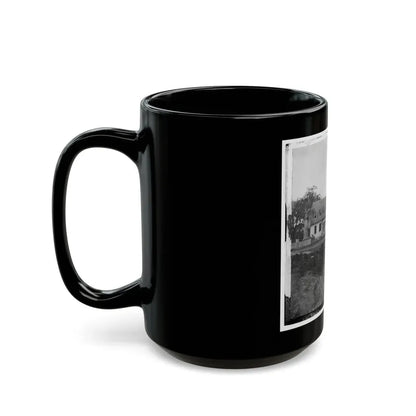 Yorktown, Va. Thomas Nelson House (Right), Used As A Hospital; In 1781 Used As A Headquarters By Lord Cornwallis (U.S. Civil War) Black Coffee Mug - Go Mug Yourself