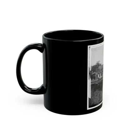 Yorktown, Va. Thomas Nelson House (Right), Used As A Hospital; In 1781 Used As A Headquarters By Lord Cornwallis (U.S. Civil War) Black Coffee Mug - Go Mug Yourself