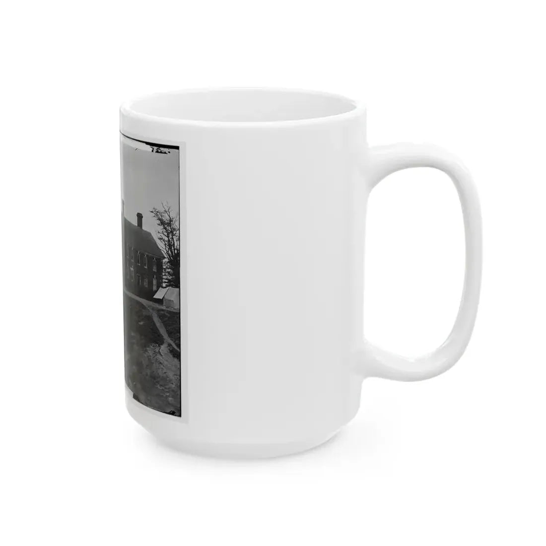 Yorktown, Va. Thomas Nelson House (Right), Used As A Hospital; In 1781 Used As A Headquarters By Lord Cornwallis (U.S. Civil War) White Coffee Mug - Go Mug Yourself