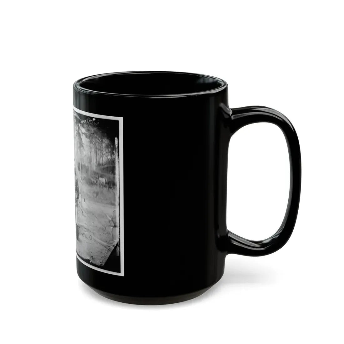 Yorktown, Va., Vicinity. Group Before The Photographic Tent At Camp Winfield Scott (U.S. Civil War) Black Coffee Mug - Go Mug Yourself