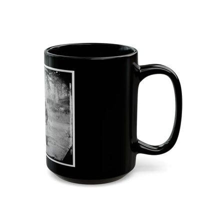 Yorktown, Va., Vicinity. Group Before The Photographic Tent At Camp Winfield Scott (U.S. Civil War) Black Coffee Mug - Go Mug Yourself