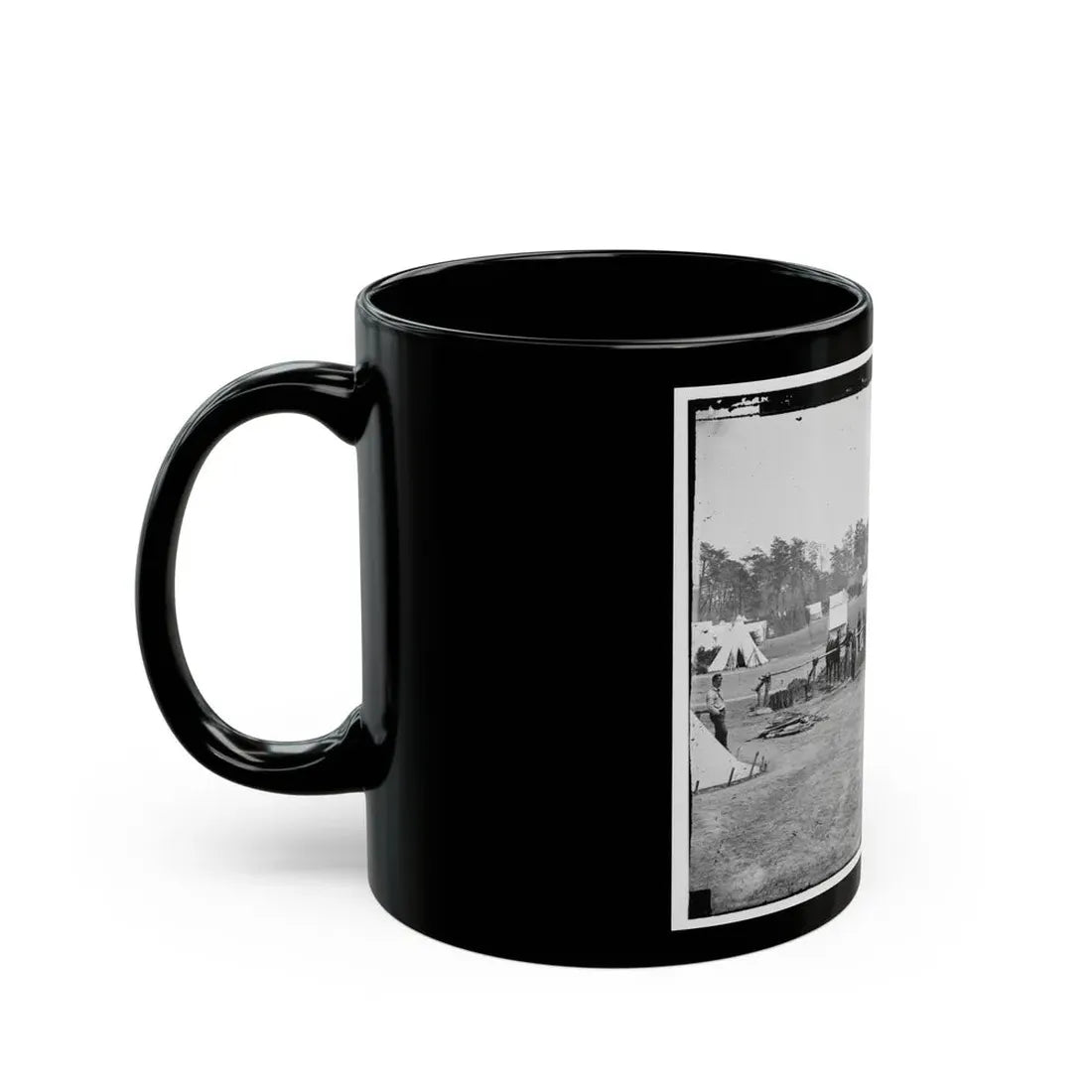 Yorktown, Va., Vicinity. Headquarters Of Gen. George B. Mcclellan, Camp Winfield Scott (U.S. Civil War) Black Coffee Mug - Go Mug Yourself