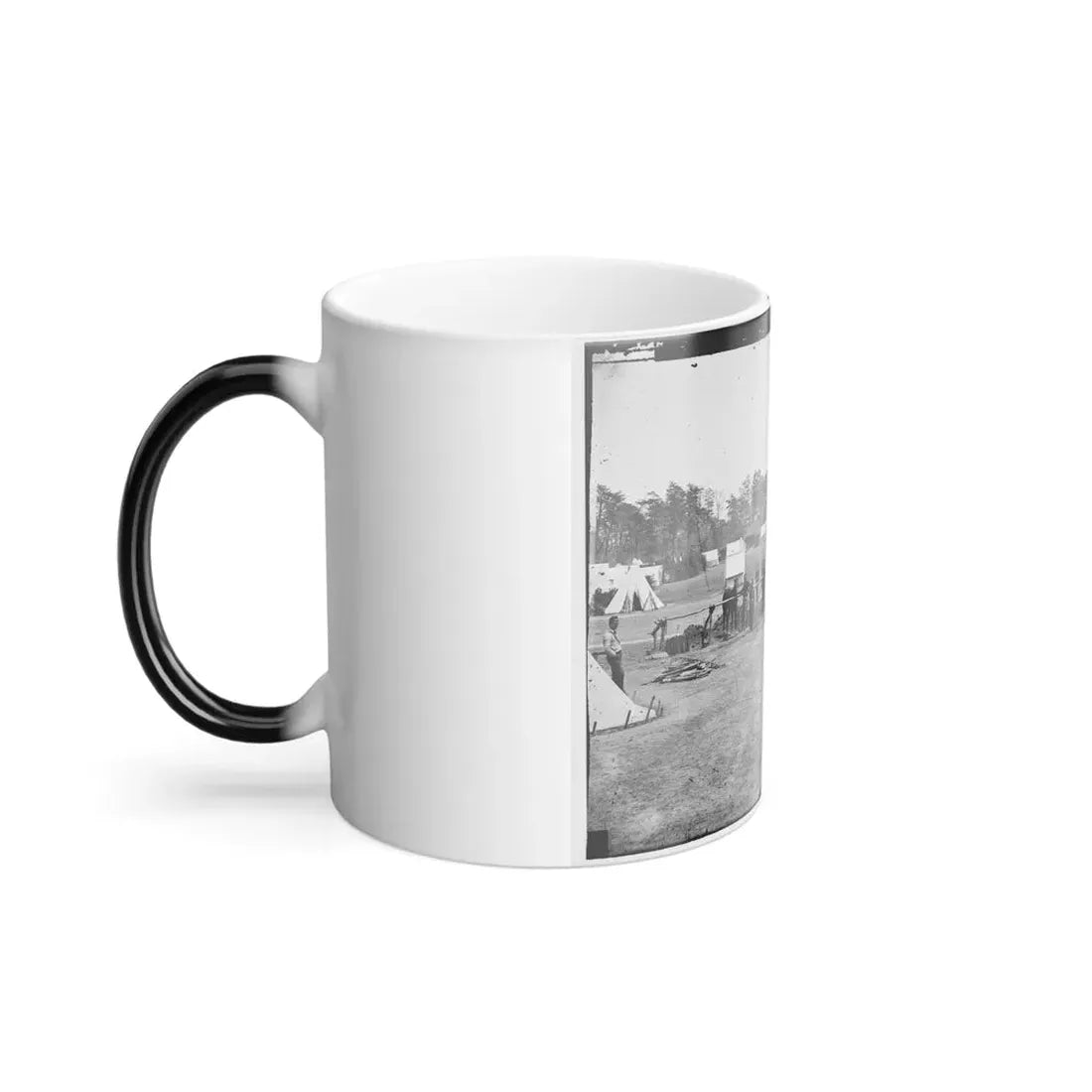 Yorktown, Va., Vicinity. Headquarters of Gen. George B. Mcclellan, Camp Winfield Scott (U.S. Civil War) Color Changing Coffee Mug 11oz - Go Mug Yourself