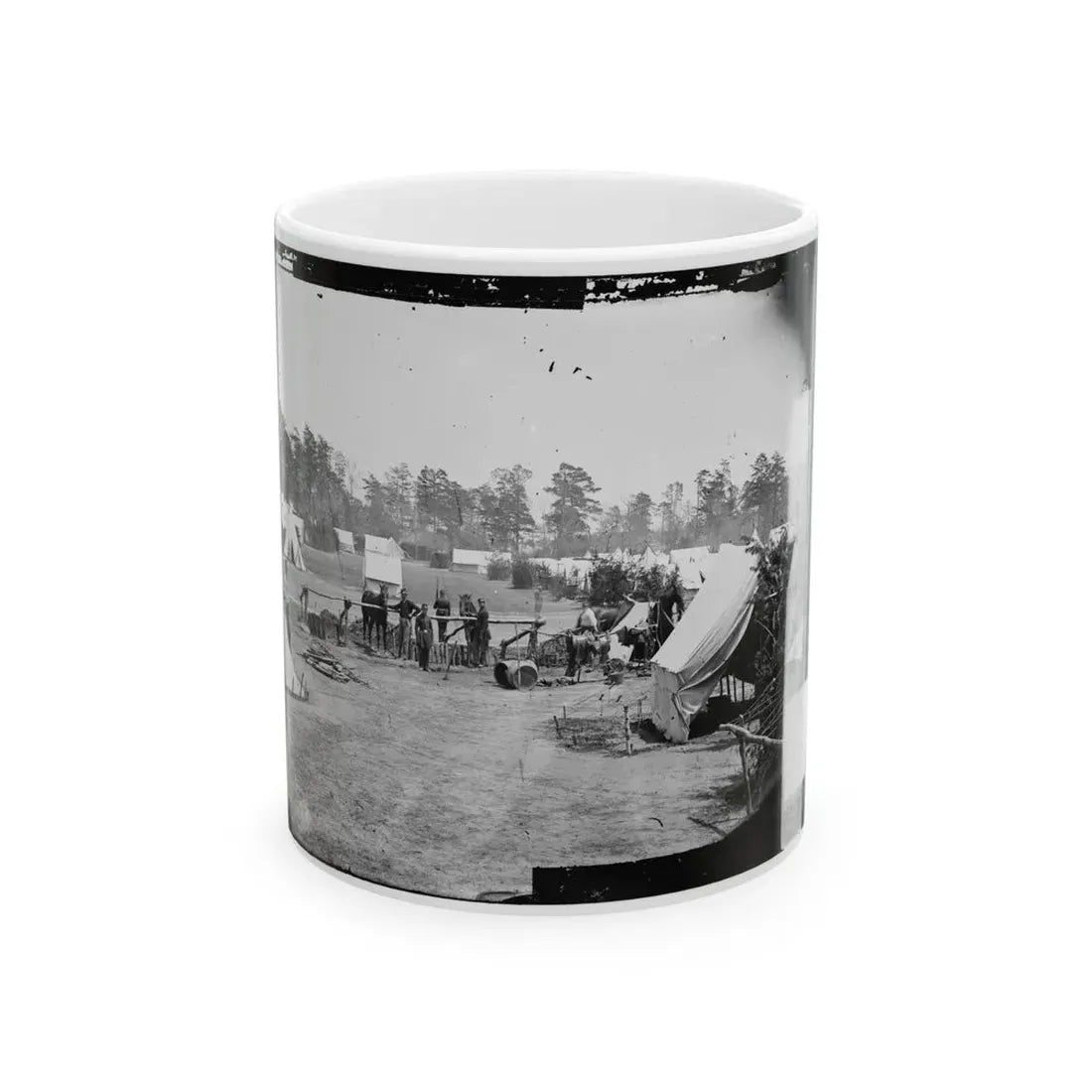 Yorktown, Va., Vicinity. Headquarters Of Gen. George B. Mcclellan, Camp Winfield Scott (U.S. Civil War) White Coffee Mug 11oz - Go Mug Yourself