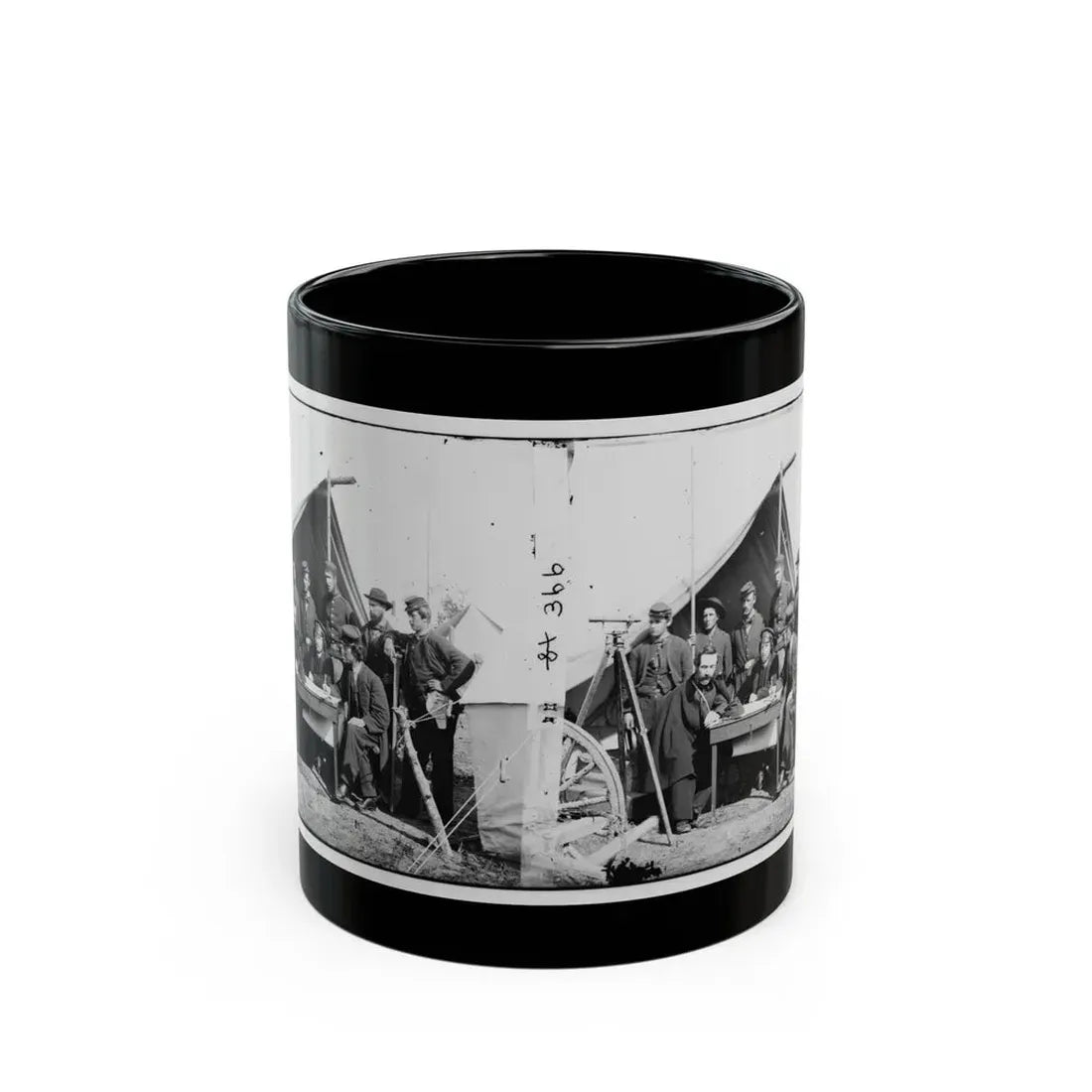 Yorktown, Va., Vicinity. Topographical Engineers, Camp Winfield Scott (U.S. Civil War) Black Coffee Mug 11oz - Go Mug Yourself