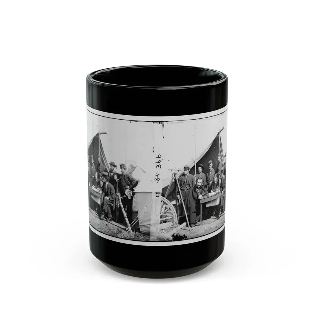 Yorktown, Va., Vicinity. Topographical Engineers, Camp Winfield Scott (U.S. Civil War) Black Coffee Mug 15oz - Go Mug Yourself