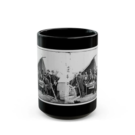 Yorktown, Va., Vicinity. Topographical Engineers, Camp Winfield Scott (U.S. Civil War) Black Coffee Mug 15oz - Go Mug Yourself