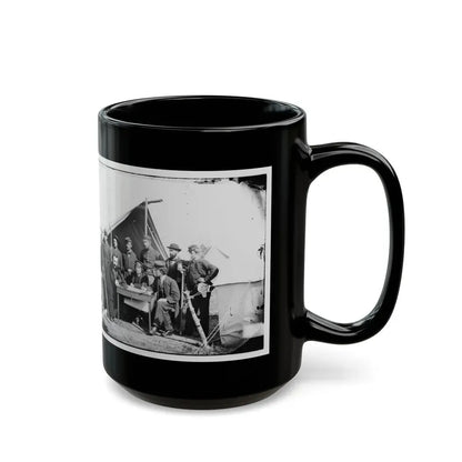 Yorktown, Va., Vicinity. Topographical Engineers, Camp Winfield Scott (U.S. Civil War) Black Coffee Mug - Go Mug Yourself