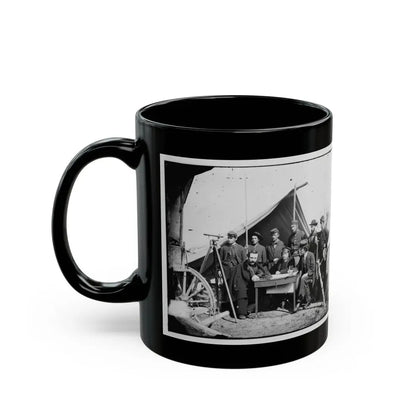 Yorktown, Va., Vicinity. Topographical Engineers, Camp Winfield Scott (U.S. Civil War) Black Coffee Mug - Go Mug Yourself