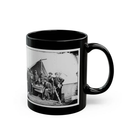 Yorktown, Va., Vicinity. Topographical Engineers, Camp Winfield Scott (U.S. Civil War) Black Coffee Mug - Go Mug Yourself