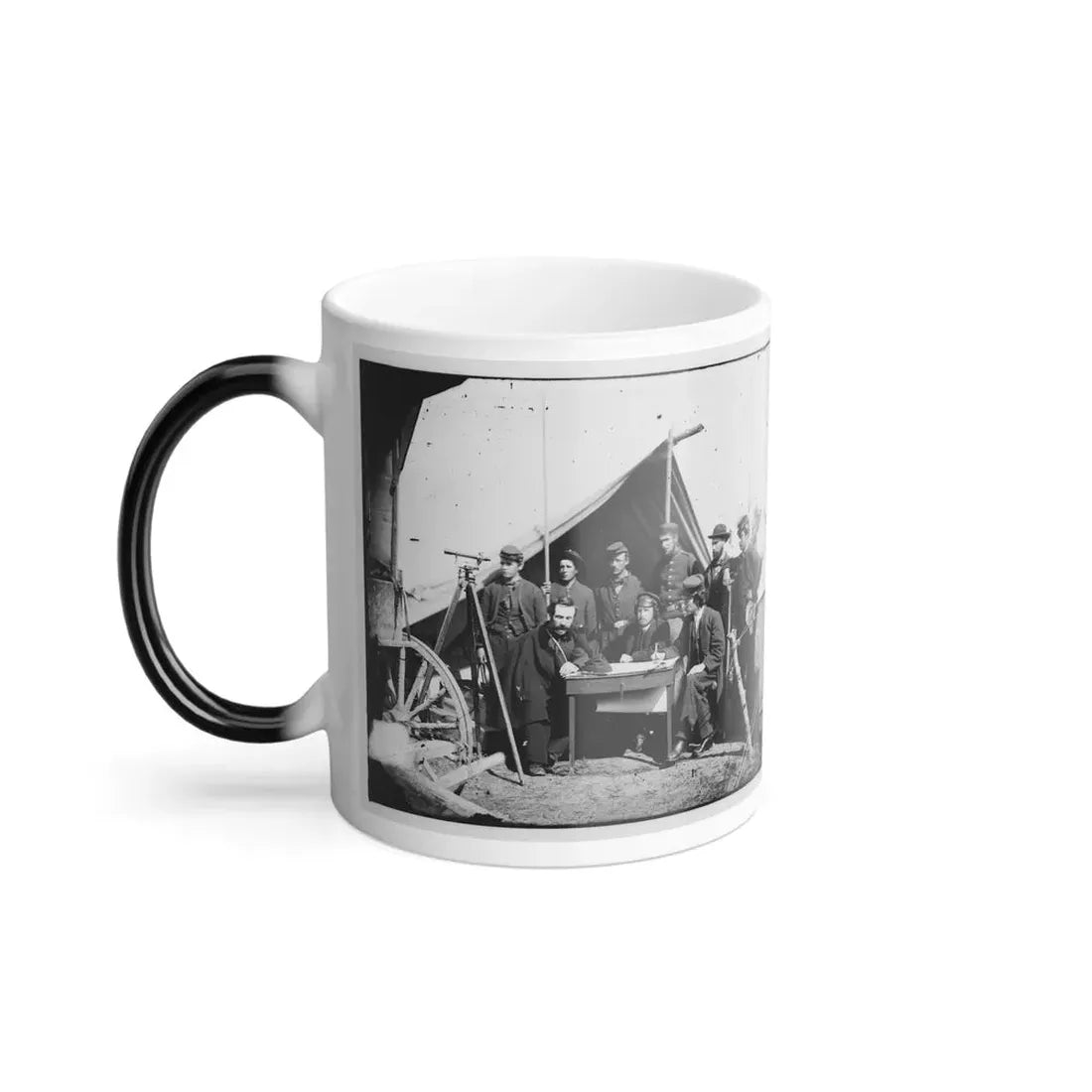 Yorktown, Va., Vicinity. Topographical Engineers, Camp Winfield Scott (U.S. Civil War) Color Changing Coffee Mug 11oz - Go Mug Yourself