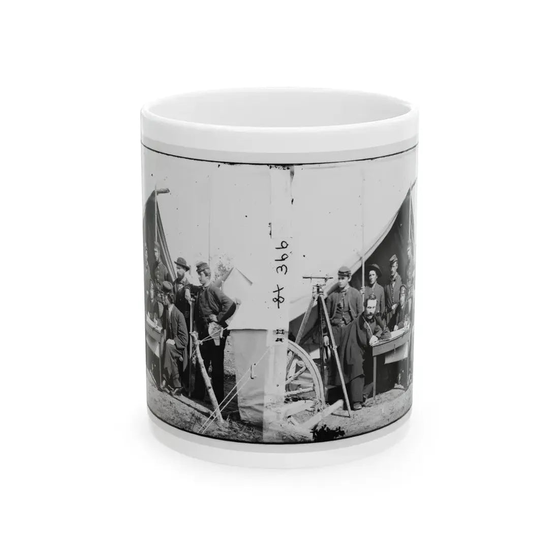Yorktown, Va., Vicinity. Topographical Engineers, Camp Winfield Scott (U.S. Civil War) White Coffee Mug 11oz - Go Mug Yourself