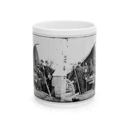 Yorktown, Va., Vicinity. Topographical Engineers, Camp Winfield Scott (U.S. Civil War) White Coffee Mug 11oz - Go Mug Yourself