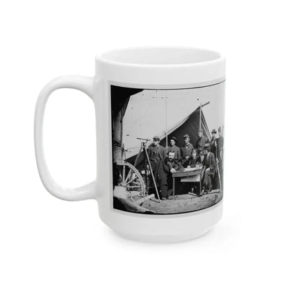 Yorktown, Va., Vicinity. Topographical Engineers, Camp Winfield Scott (U.S. Civil War) White Coffee Mug - Go Mug Yourself