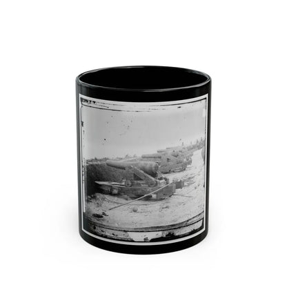 Yorktown, Va. Confederate Water Battery Magruder, With Rodman Smooth-Bore Siege Guns (U.S. Civil War) Black Coffee Mug-11oz-Go Mug Yourself