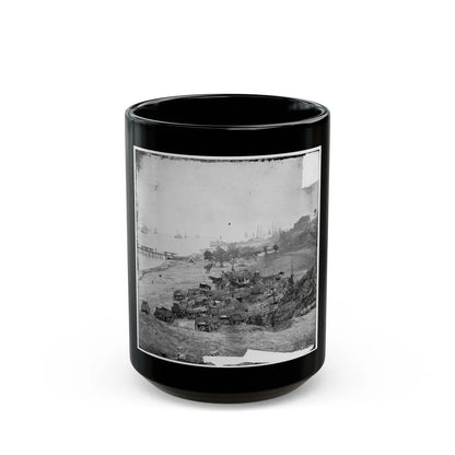 Yorktown, Va. Federal Wagon Park (U.S. Civil War) Black Coffee Mug-15oz-Go Mug Yourself