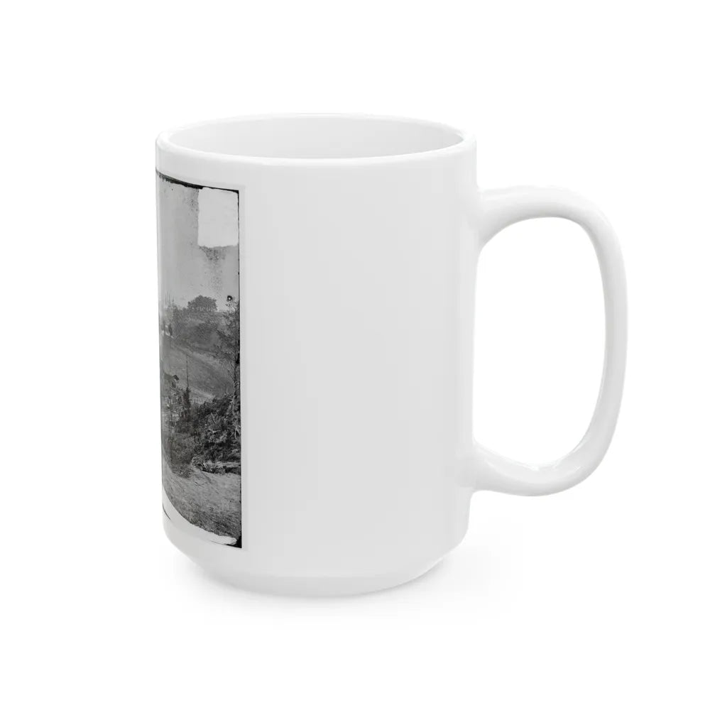 Yorktown, Va. Federal Wagon Park (U.S. Civil War) White Coffee Mug-Go Mug Yourself