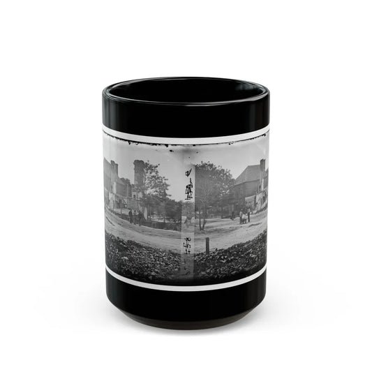 Yorktown, Va. Headquarters Of Gen. John B. Magruder (U.S. Civil War) Black Coffee Mug-15oz-Go Mug Yourself