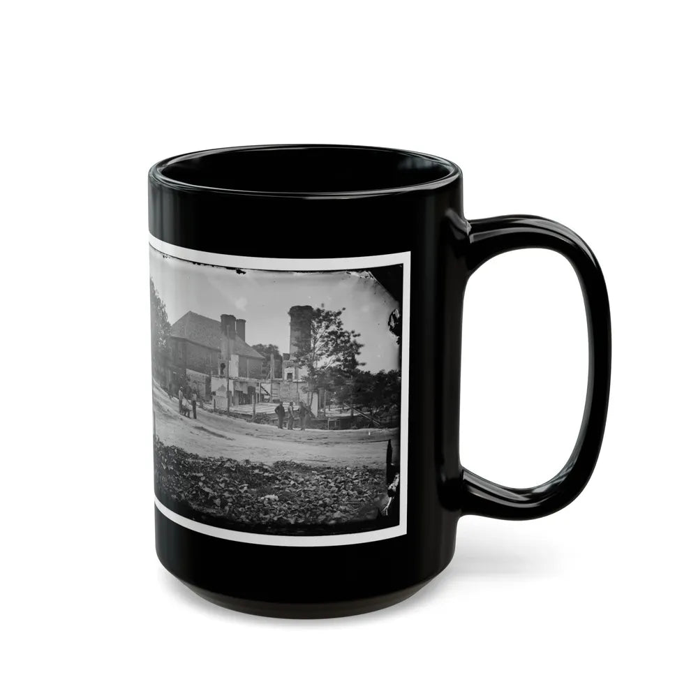 Yorktown, Va. Headquarters Of Gen. John B. Magruder (U.S. Civil War) Black Coffee Mug-Go Mug Yourself