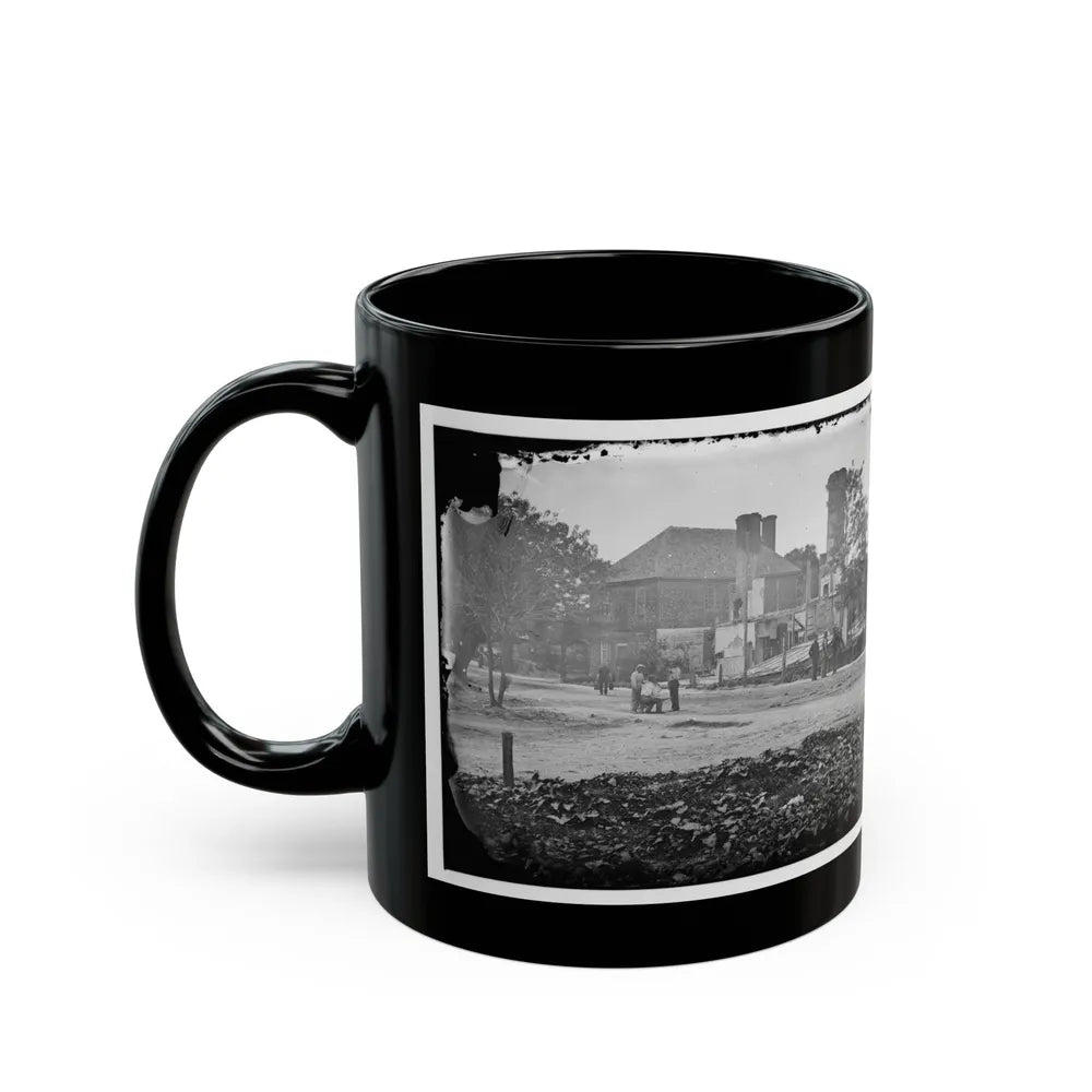 Yorktown, Va. Headquarters Of Gen. John B. Magruder (U.S. Civil War) Black Coffee Mug-Go Mug Yourself