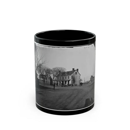 Yorktown, Va. Tabb House (U.S. Civil War) Black Coffee Mug-11oz-Go Mug Yourself