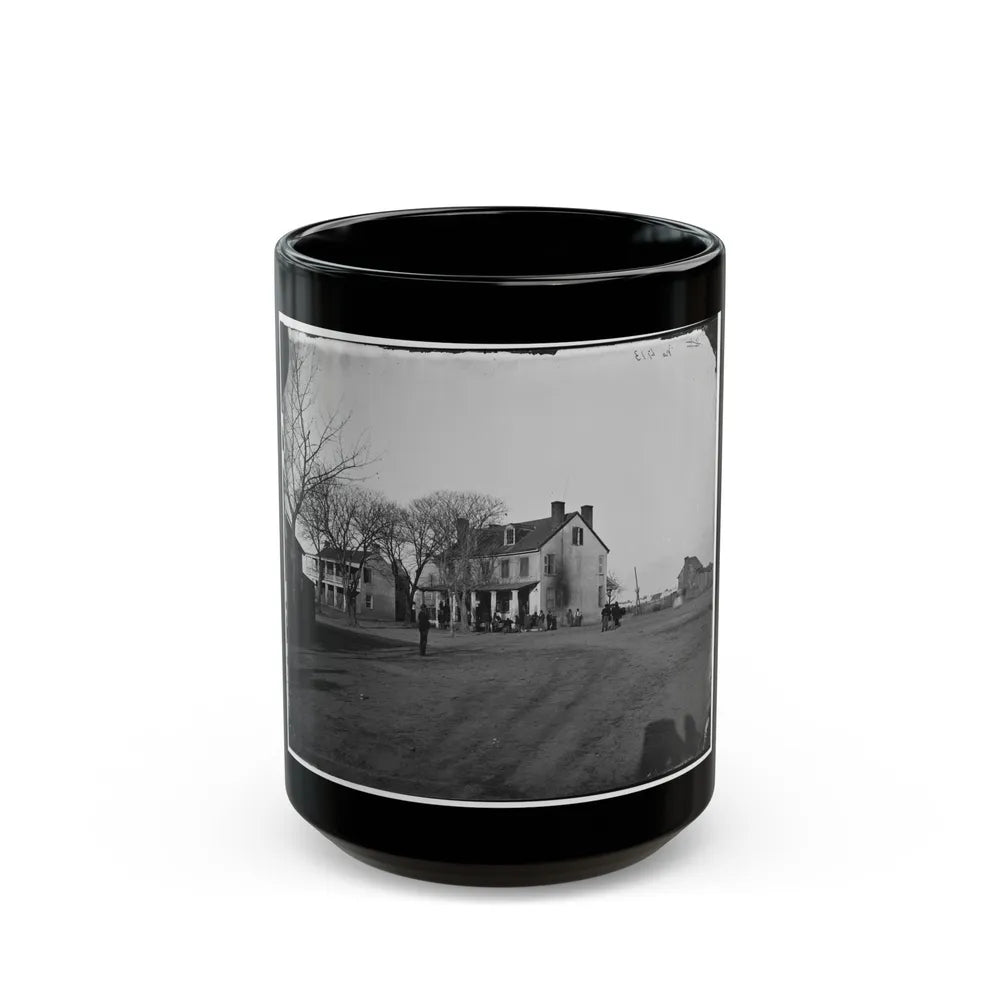 Yorktown, Va. Tabb House (U.S. Civil War) Black Coffee Mug-15oz-Go Mug Yourself