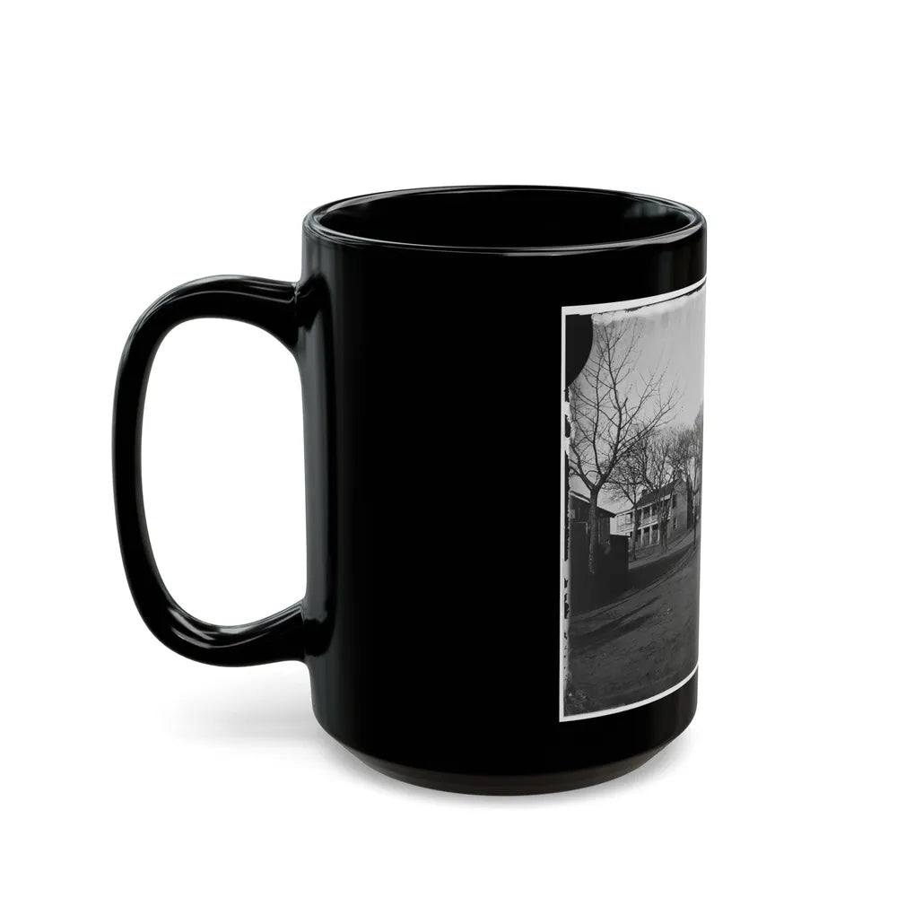 Yorktown, Va. Tabb House (U.S. Civil War) Black Coffee Mug-Go Mug Yourself