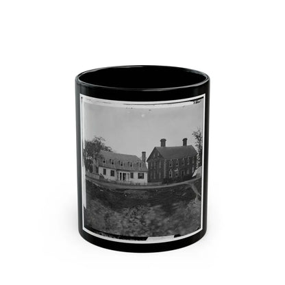 Yorktown, Va. Thomas Nelson House (Right), Used As A Hospital; In 1781 Used As A Headquarters By Lord Cornwallis (U.S. Civil War) Black Coffee Mug-11oz-Go Mug Yourself
