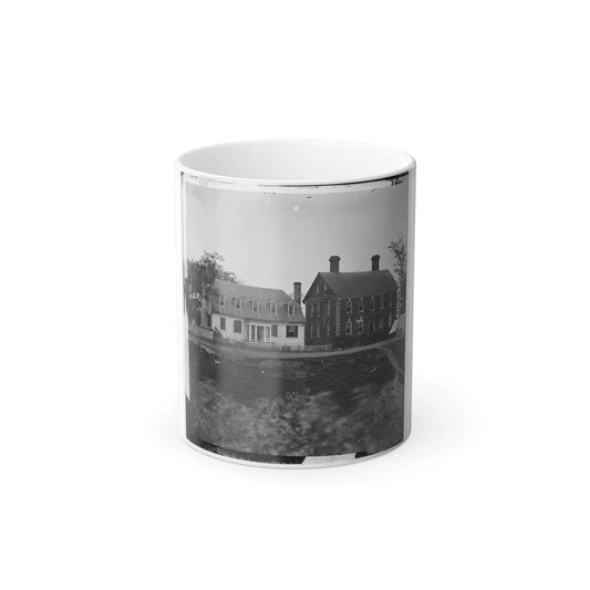 Yorktown, Va. Thomas Nelson House (Right), Used as a Hospital; in 1781 Used as a Headquarters by Lord Cornwallis (U.S. Civil War) Color Changing Coffee Mug 11oz-11oz-Go Mug Yourself