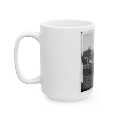 Yorktown, Va. Thomas Nelson House (Right), Used As A Hospital; In 1781 Used As A Headquarters By Lord Cornwallis (U.S. Civil War) White Coffee Mug-Go Mug Yourself