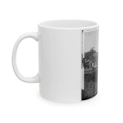 Yorktown, Va. Thomas Nelson House (Right), Used As A Hospital; In 1781 Used As A Headquarters By Lord Cornwallis (U.S. Civil War) White Coffee Mug-Go Mug Yourself