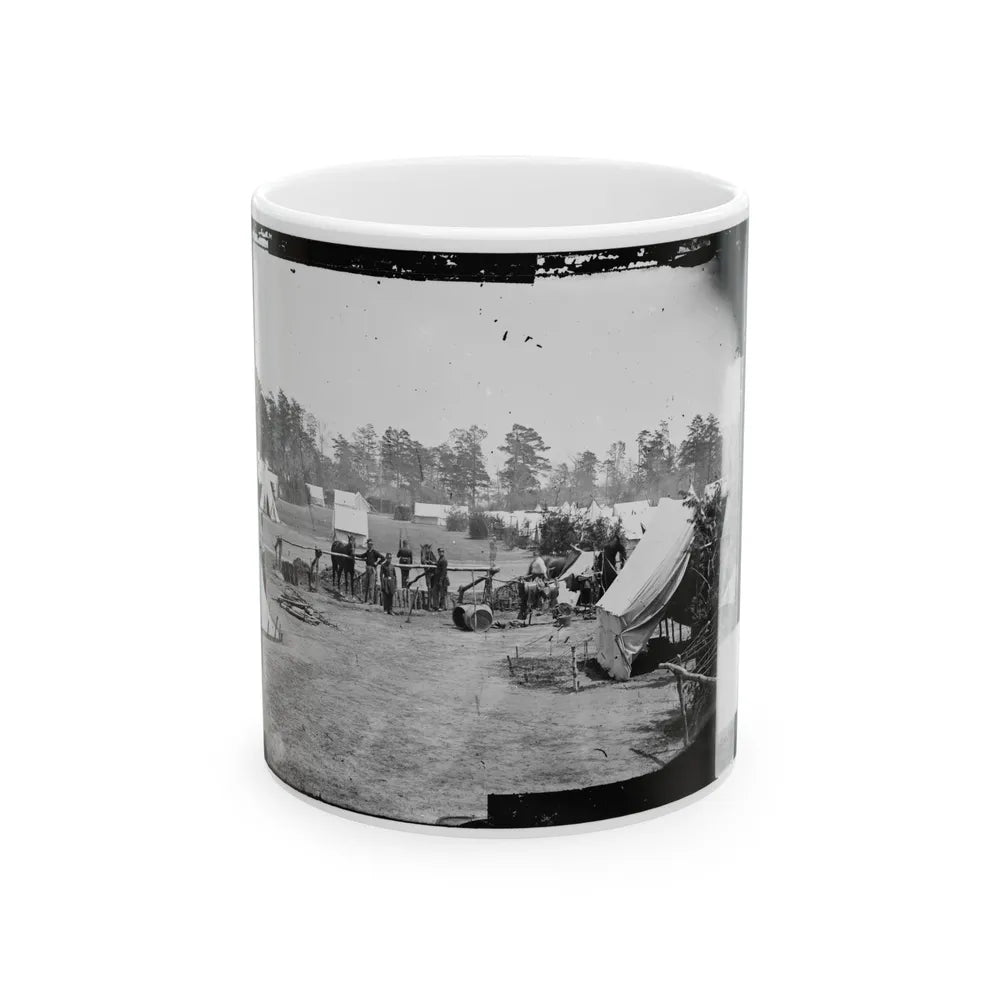 Yorktown, Va., Vicinity. Headquarters Of Gen. George B. Mcclellan, Camp Winfield Scott (U.S. Civil War) White Coffee Mug-11oz-Go Mug Yourself