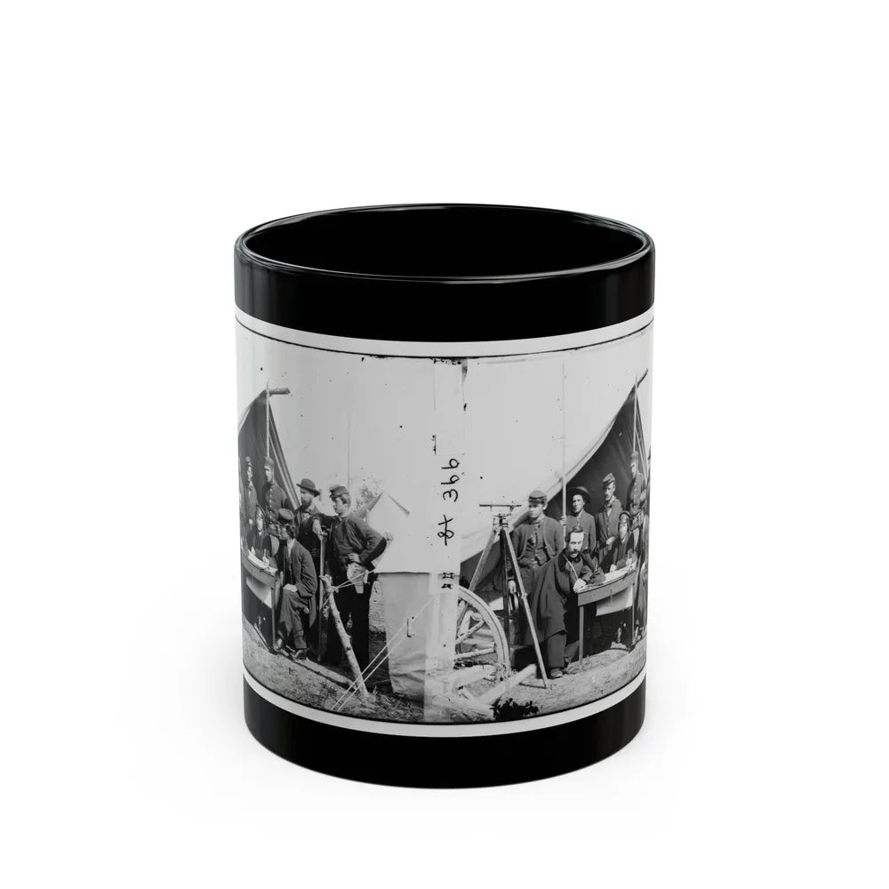 Yorktown, Va., Vicinity. Topographical Engineers, Camp Winfield Scott (U.S. Civil War) Black Coffee Mug-11oz-Go Mug Yourself