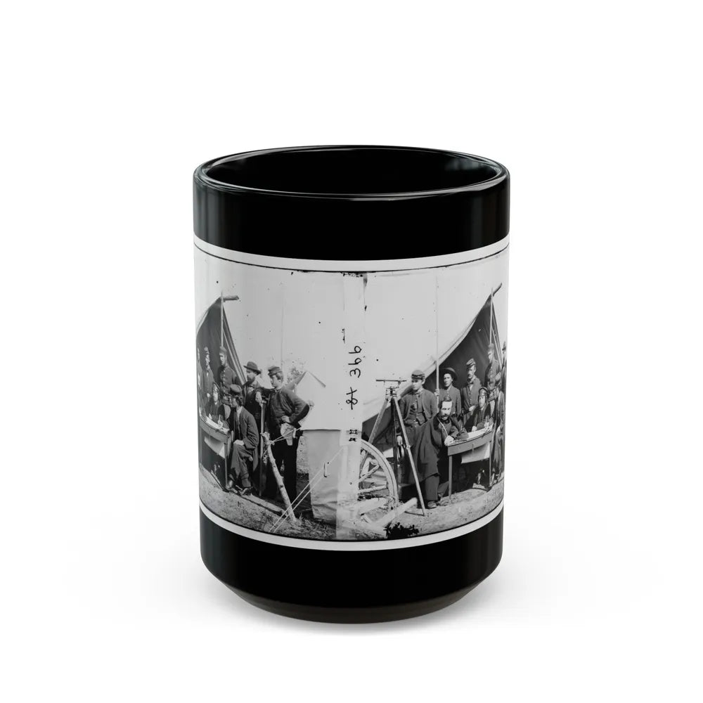 Yorktown, Va., Vicinity. Topographical Engineers, Camp Winfield Scott (U.S. Civil War) Black Coffee Mug-15oz-Go Mug Yourself