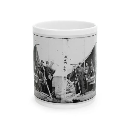 Yorktown, Va., Vicinity. Topographical Engineers, Camp Winfield Scott (U.S. Civil War) White Coffee Mug-11oz-Go Mug Yourself