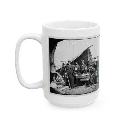 Yorktown, Va., Vicinity. Topographical Engineers, Camp Winfield Scott (U.S. Civil War) White Coffee Mug-Go Mug Yourself