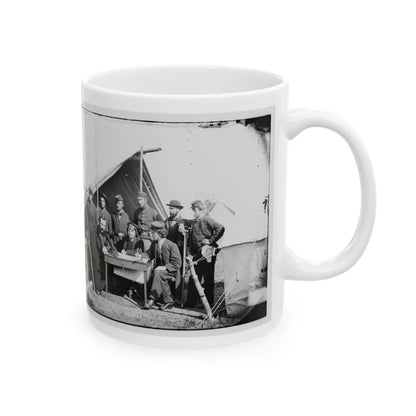 Yorktown, Va., Vicinity. Topographical Engineers, Camp Winfield Scott (U.S. Civil War) White Coffee Mug-Go Mug Yourself