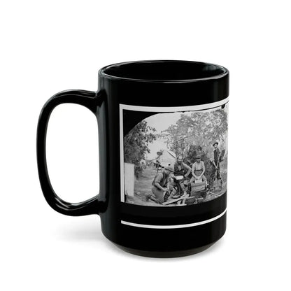 Yorktown, Virginia (Vicinity). Servants At Prince De Joinville's Quarters (U.S. Civil War) Black Coffee Mug - Go Mug Yourself