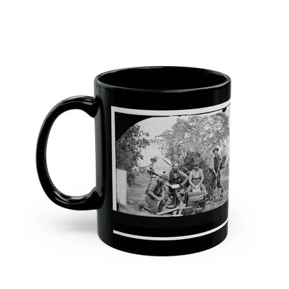 Yorktown, Virginia (Vicinity). Servants At Prince De Joinville's Quarters (U.S. Civil War) Black Coffee Mug - Go Mug Yourself