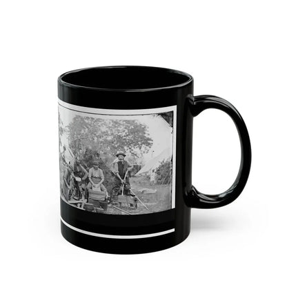 Yorktown, Virginia (Vicinity). Servants At Prince De Joinville's Quarters (U.S. Civil War) Black Coffee Mug - Go Mug Yourself