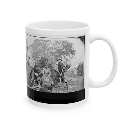 Yorktown, Virginia (Vicinity). Servants At Prince De Joinville's Quarters (U.S. Civil War) White Coffee Mug - Go Mug Yourself