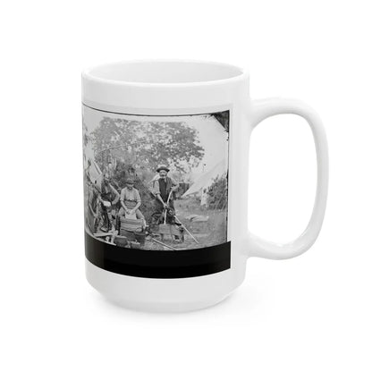 Yorktown, Virginia (Vicinity). Servants At Prince De Joinville's Quarters (U.S. Civil War) White Coffee Mug-Go Mug Yourself